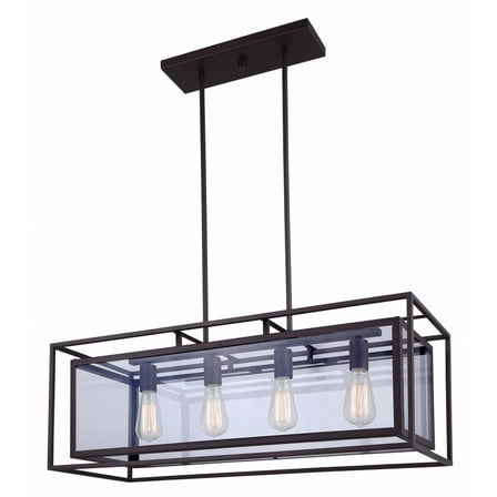 ICH595A04ORB32 Canarm Inc Isola - 4 Light Chandelier-18.25 Inches Tall and 12.25 Inches Wide