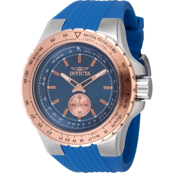 Invicta Men's Aviator Blue Dial Watch - 49309