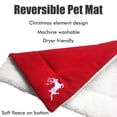 thumbnail image 3 of Alfombrilla de cama para perros y gatos con temática navideña, suave, cálida y gruesa, para perros pequeños, medianos y grandes., 3 of 11