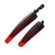 thumbnail image 2 of 2 uds MTB bicicleta guardabarros delantero trasero bicicleta Splash Fender Guard Set (rojo), 2 of 2