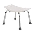 thumbnail image 3 of Bath Shower Stool Non Slip Bath Chair for Elderly Seniors with Aluminum Legs, 3 of 8