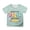 Mint Green, variant on Toddler Girls Short Sleeve Tops Casual Cartoon Print Shirts Crewneck Tees Kids Back School Daily Wear Clothes Orange Size 4-5T