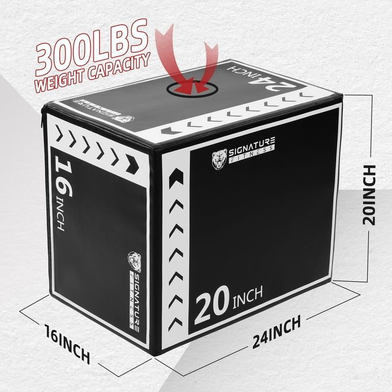 Fitvids 3-in-1 Rotatable Plyometric Jump Box, Jumping Exercise