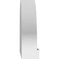 thumbnail image 4 of Ekena Millwork 24"W x 7"H x 2"P Elliptical 4 Spoke Architectural Grade PVC Pediment, 4 of 7