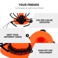 thumbnail image 4 of CHICHUMID Pet  Hat Pet  Hat Felt Orange for Cats 1Pack, 4 of 8