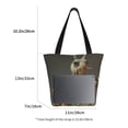 thumbnail image 3 of Disketp Surreal Weightlifting Snail Bolsa de Hombro Casual para Mujer, Bolso Cruzado para Compras, Viajes y Uso Diario, 3 of 6