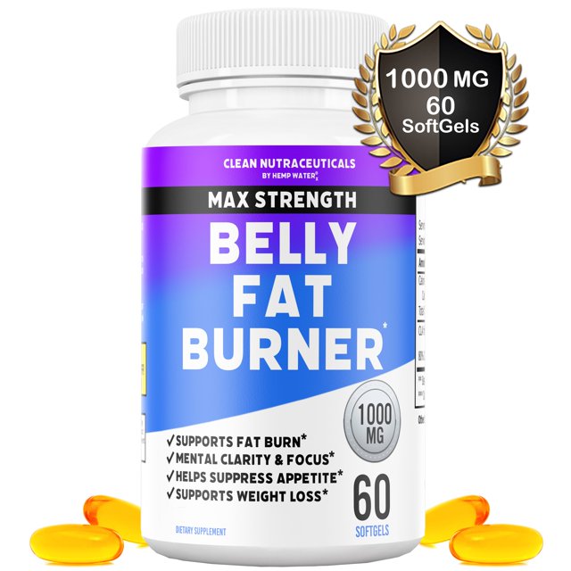 Belly Fat Burner Pills CLA Conjugated Linoleic Acid Softgels Slim Stomach & Abdominals