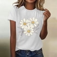 thumbnail image 6 of Sokhug Women's Fashion T-Shirts Funny Fish Graphic Crew Neck Tees Summer Casual Lightweight Breathable Athletic Tops, 6 of 6