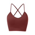 thumbnail image 5 of RMGVDSD Women's Full Figure Bras Women's Plus Size No Underwire Thin Strap Yoga Sports Bra Fitness Sports Bras Breathable Bralettes, 5 of 6