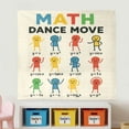 thumbnail image 3 of ViciArt Math Dance Move Classroom Tapestry – 60"x90" Fabric Wall Poster, Colorful Algebra & Graph Functions Teacher Banner for School Decor, 3 of 4