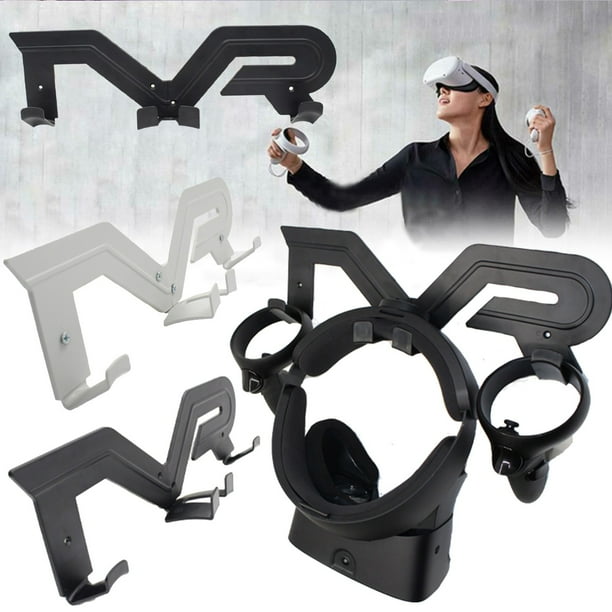 onlyliua Liquidación de Ahorro de Verano Soporte de Pared para Almacenamiento de Auriculares Vr con Gancho para 2/1 para Vive Pro