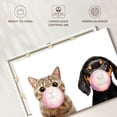 thumbnail image 6 of Elephant Stock Two Bubble Gum Pets Wall Art - Horizontal Canvas Wall Art - Hallway Wall Decor - Humor Canvas - White And Beige Decor - 30" x 20", 6 of 8