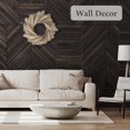 thumbnail image 5 of Corona de hierba de pampas, corona de pampas falsas para puerta principal, corona de pampas artificiales para todas las estaciones, decoración de pared boho, 5 of 5