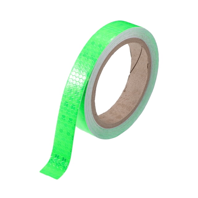 Cinta Reflectante Única para Automóviles y Motocicletas Hoja Reflectante de Alta Brillantez 2cmx8m Verde
