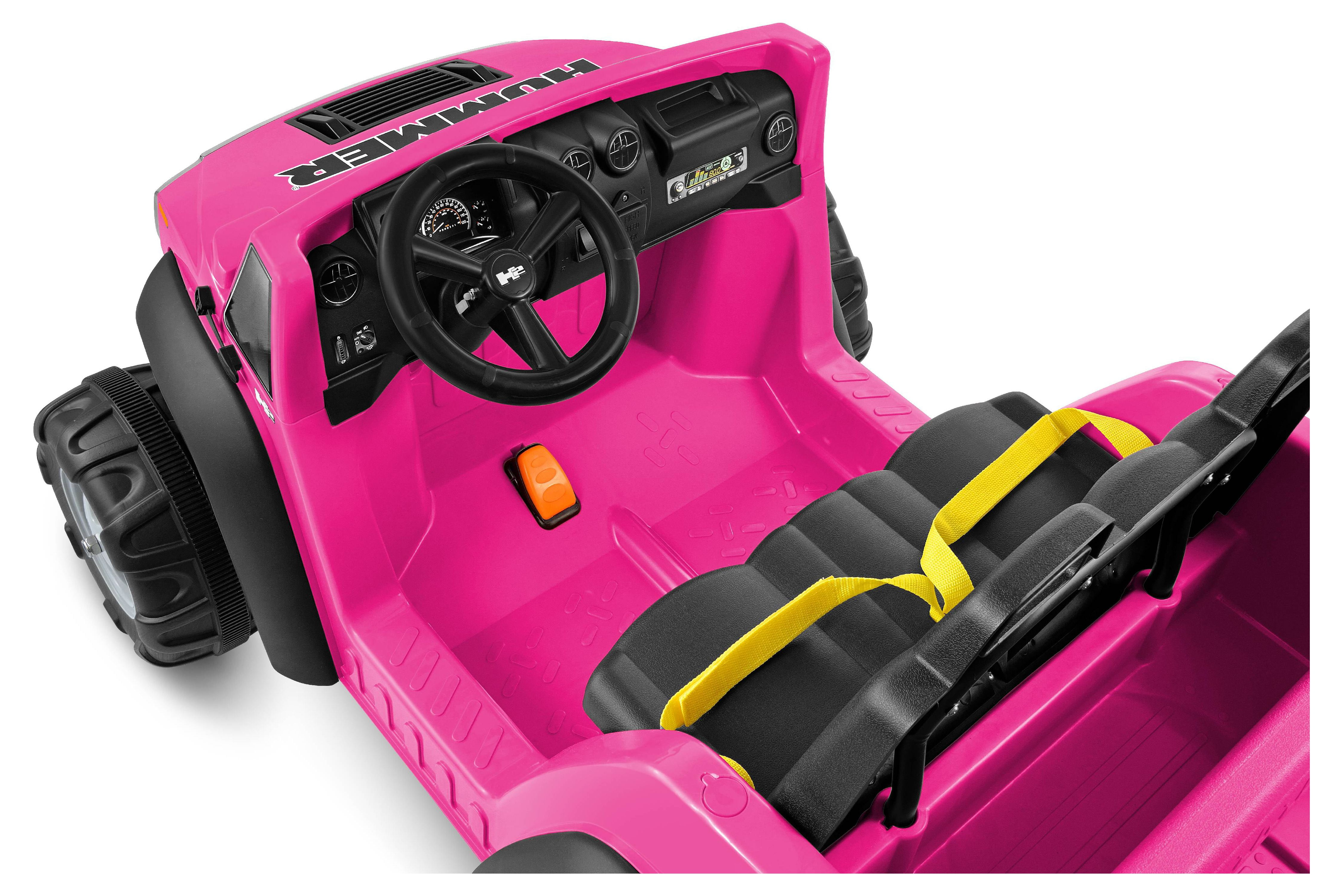 Pink hummer cheap power wheels