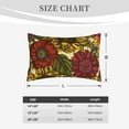 thumbnail image 6 of Bingfone Sunflower Standard Size Pillowcase, Long Staple Pure Cotton Envelope Closure Pillow Cover,14"X20", 6 of 9
