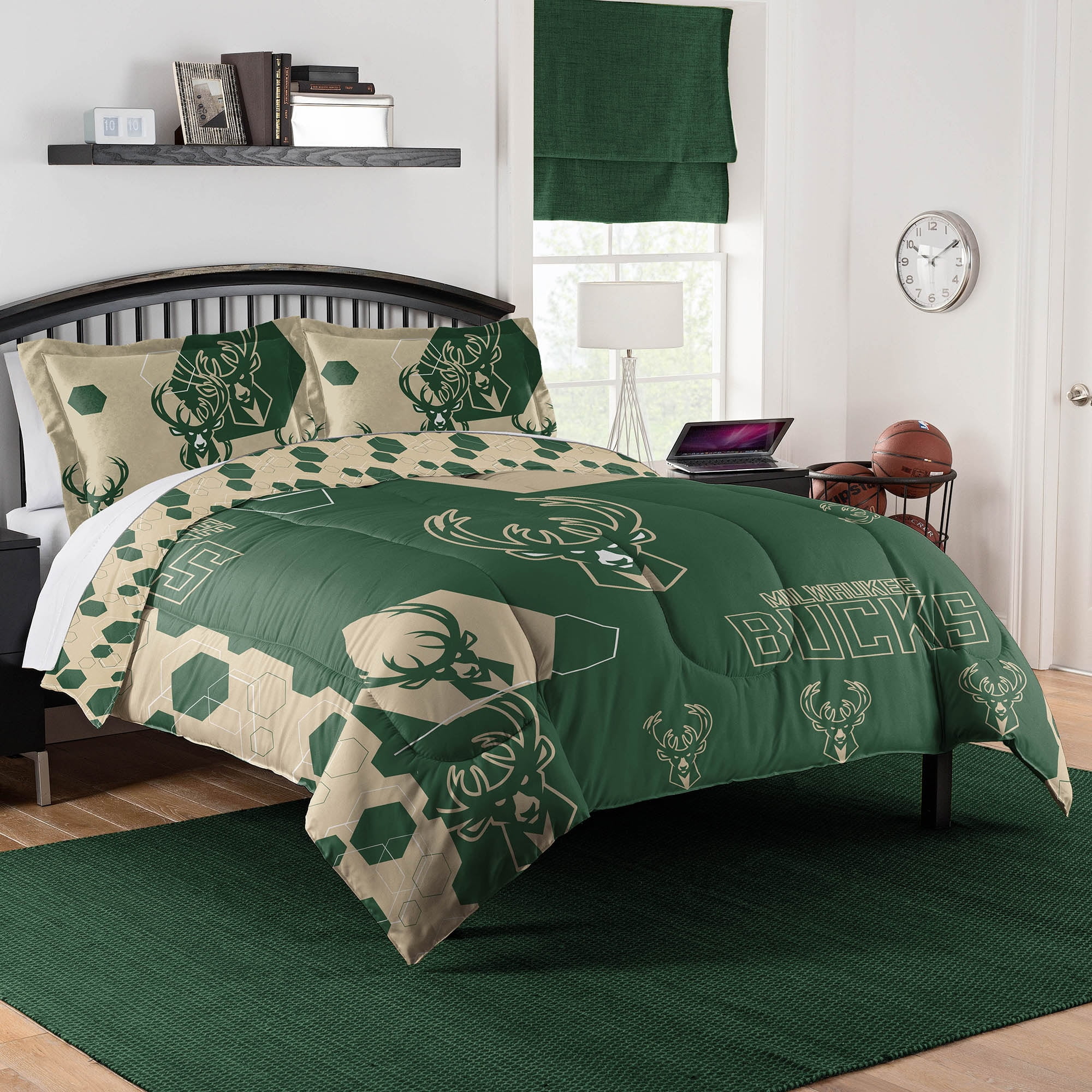 SACRAMENTO KINGS Denim Comforter & Sheet Set Combo-Twin Size 