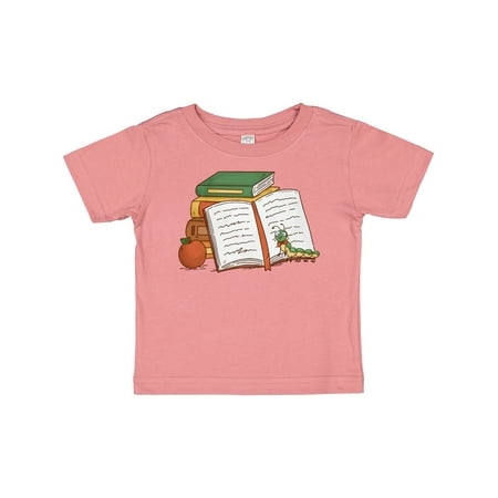 

Inktastic Tiny Library Bookworm Gift Baby Boy or Baby Girl T-Shirt