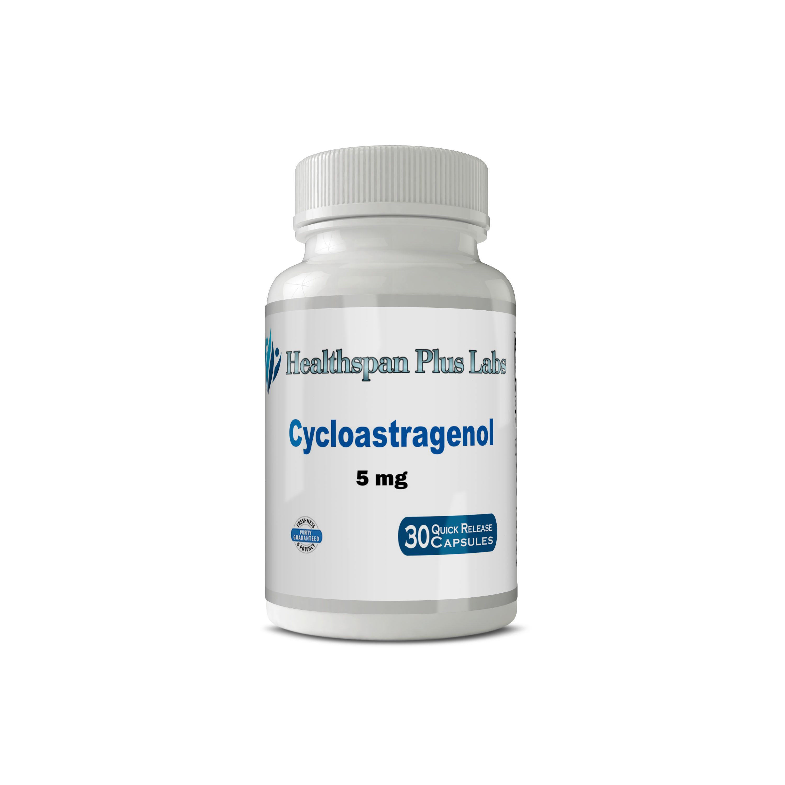 Cycloastragenol Supplement 5mg per capsule 30 capsule bottle - Walmart ...