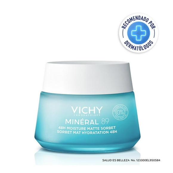 Gel Hidratante Facial Vichy Minéral 89 Aqua para Piel Grasa 50ml