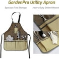 thumbnail image 5 of 13-Piece Garden Tools Set with Tote Bag & Apron, Repotting Mat - Stainless Steel Heavy Duty Planting Kit, Ergonomic Non-Slip Handles - Gardening Gift for Women, Mom, Home Gardeners, 5 of 9