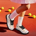thumbnail image 6 of Chririnla Girls Cute Cat Shoes Size 10.5 Big Kid Sneakers Lightweight Slip on Athletic Running Shoes Mesh Comfort School Knitted Indoor Outdoor Shoe, 6 of 7