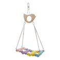 thumbnail image 2 of Bird Swing Toys Ladder Exercise Toy Bird Cage Toys for Large Medium Parakeet, 2 of 9