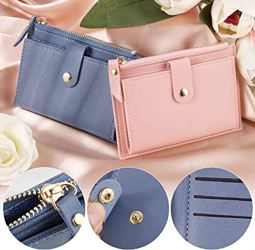 Cartera Sobree De Piel Sintética Para Efectivo - Pequeña, Reutilizable, Ideal Para Organizar Dinero Y Tarjetas