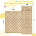thumbnail image 5 of Golden Christmas Pattern Toddler Nap Mats for Kids Preschool,50"x20" Sleeping Mat Bag or Kids,Toddler Sleeping Bag,Toddler Nap Mat or Daycare, 5 of 6