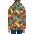 thumbnail image 6 of Pofeuu Colorful Hawaii Palms Print Teenage Zipper Hoodie Sweatshirts Hooded Casual Jackets With Pocket For Boys Girls-, 6 of 6