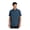 Night Navy Dash Print, variant on Unisex Short Sleeve UV Capital Tech Shirt | Stretch Dress Shirt for Men & Women, Cooling Sun Protection - Harbor Blue 3XL