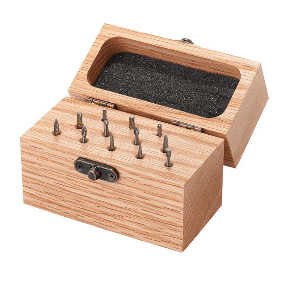 KnKut KnKut 12 Piece Carbide Burr Set with 1/8-inch Shanks