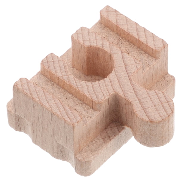 Accesorios para vías de tren de madera rectas y cortas Adaptador macho-macho-hembra-hembra para juguetes ferroviarios Montaje DIY Juguetes Montessori