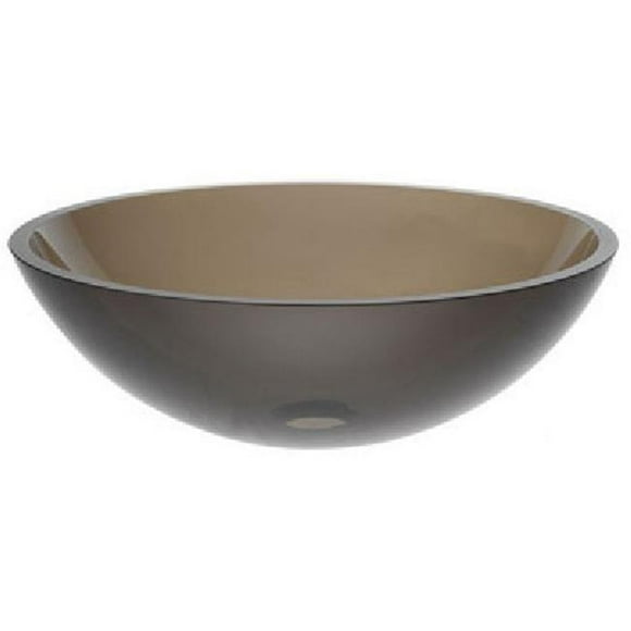 Kraus GV-103-14 Brown Clear 14 inch Glass sink