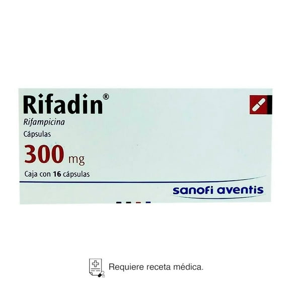 Rifadin Rifampicina 300 mg 16 cápsulas
