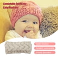 thumbnail image 3 of Guardurnaity Diadema para bebé, Color sólido, elástica, envoltura para el cabello para niños pequeños, cubierta cálida, envoltura para el Accesorio para el cabello Beige, 3 of 6