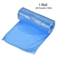 thumbnail image 3 of Bolsas de Basura Pequeñas Uxcell de 2-4 Galones, Forros de Cesta de Basura Azules, 20 Cuentas / Rollo, 3 of 5