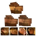 thumbnail image 2 of Shisuyan Vintage Stationery Paper Brown Rectangular 3Sets 19.4X5.4In, 2 of 7