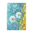 thumbnail image 2 of Ryvnso Dandelion and Bee Rectangle Table Cloth Tablecover Dinning Tablecloth 54"x54", 2 of 8