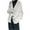 White, variant on UAMVSH Cardigans for Women Trendy Oversized Fleece Button down Sweater Tops Loose Fit Plush Knitted Open Front Jackets Long Sleeve Outerwear(Free Size,White)
