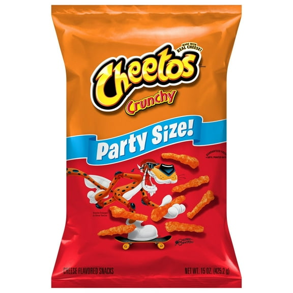 Pack Of 3 Cheetos Crunchy Cheese Snacks - Party Size, 15 oz (Package May Vary)