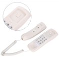 thumbnail image 4 of Teléfono Clásico Teléfono De Marcación Con Teclado Ijo Blanco Para El Hogar Oficina De Negocios Teléfono De Marcación Con Teclado Tradicional Con Luz Nocturna Y Línea Telefónica seitruly EL013975-00, 4 of 5