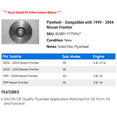thumbnail image 2 of Flywheel - Compatible with 1999 - 2004 Nissan Frontier 2000 2001 2002 2003, 2 of 2