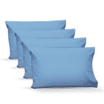 thumbnail image 1 of 4 Fundas de almohada percal 200 Rebeca Estándar Cielo, 1 of 5