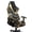 Black Gold Marble Texture, variant on TSOVTHRID Sea Turtle Polynesian Floral Print 4 PCS Gaming Chair Covers Stretchable Computer Chair Cover with Armrest Slipcovers Elastic Universal Fit Rotating Armchair Covers