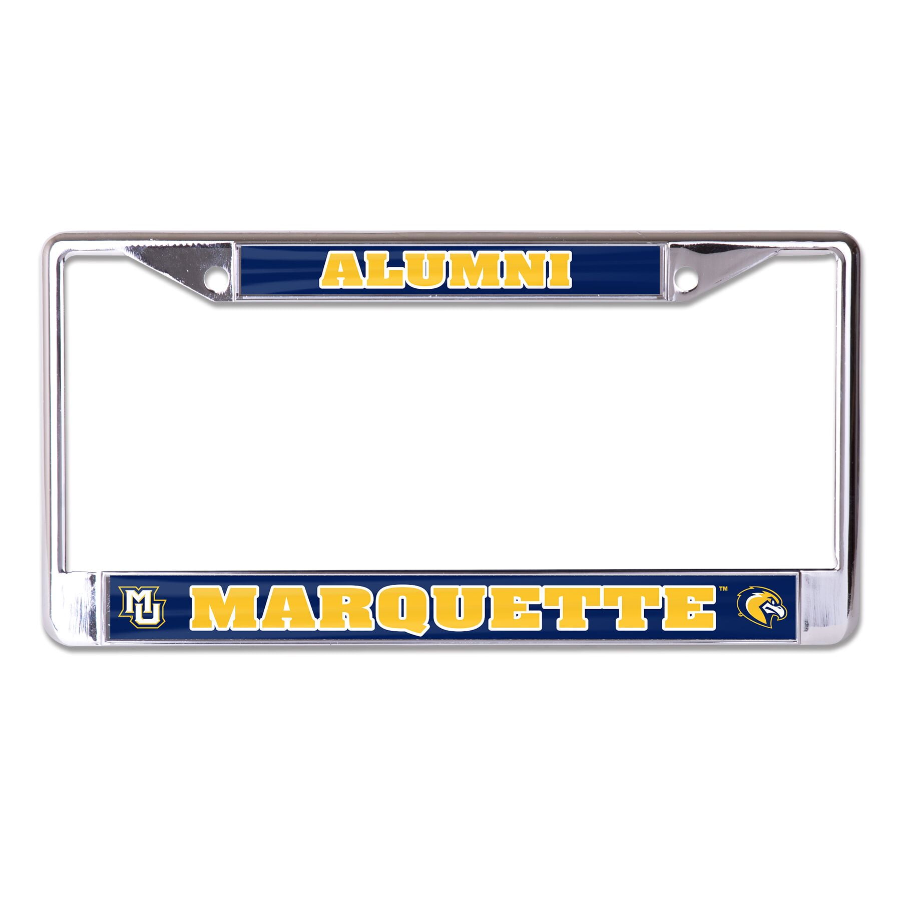 Marquette University Alumni Chrome License Plate Frame - Walmart.com