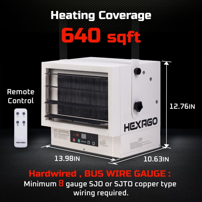 https://www.walmart.com/ip/HEXAGO-Industrial-Indoor-Electrical-Garage-Space-Heater-With-Remote-Thermostat-ETL-Listed/360828817