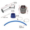 thumbnail image 4 of 76mm Cold Air Intake Pipe Kit Intake Mushroom Head Universal Kit Induction Flow Hose Kit,1 x Intake Pipe Kit, 4 of 5