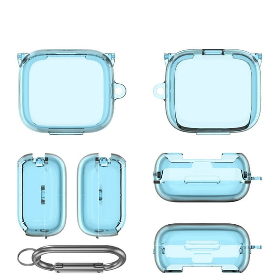 Protective Cover Case for Anker Soundcore P30i Wireless Earbuds, Shockproof TPU Case Protective Earbuds Cover with Carabiner Accessories