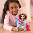 thumbnail image 2 of Disney Jr. Sofia the First Doll with Horse, Princess Sofia & Wildfyre Pegasus Toy Set with Moveable Wings, 9-Piece Kids Doll Playset, Walmart Exclusive, 2 of 7